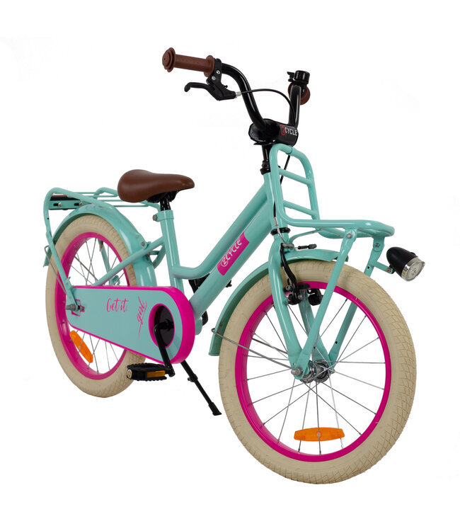 2Cycle Get It Girl - 18 inch (5-7 jaar) - Kinderfiets - Turquoise