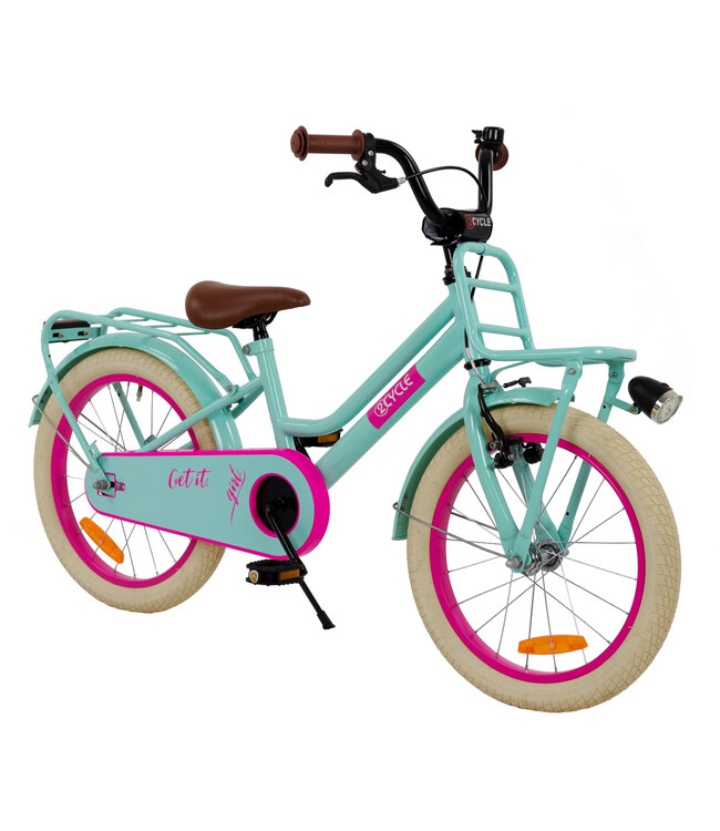 2Cycle Get It Girl - 20 inch (6 tot 8 jaar) voor meisjes - Kinderfiets - Turquoise