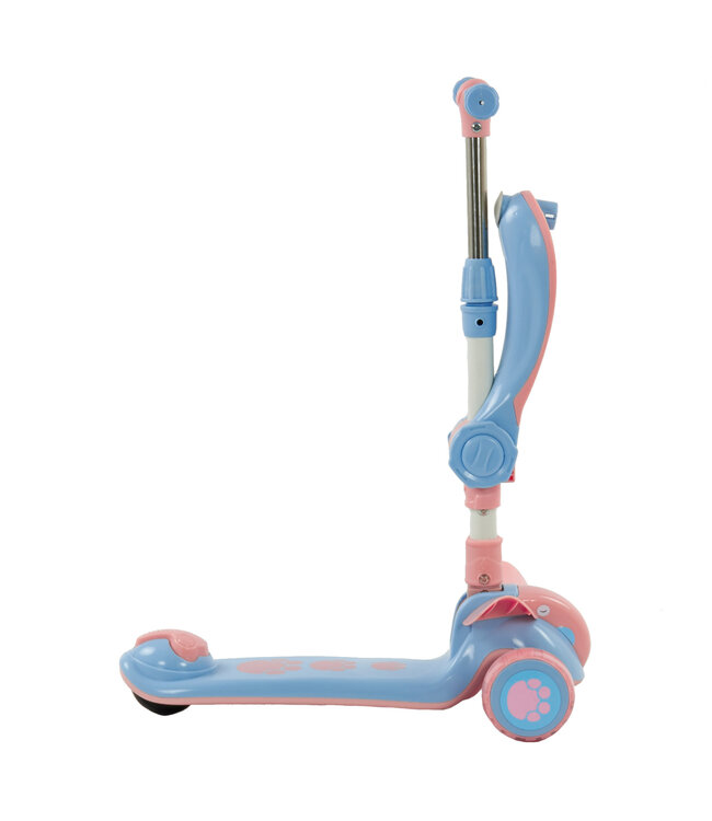 Sajan 2 in 1 Loopfiets / Step -  Roze-Blauw