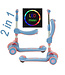 Sajan 2 in 1 Loopfiets / Step -  Roze-Blauw