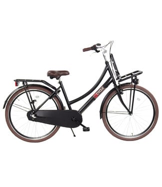 2Cycle 2Cycle Transportfiets 3-speed kinderfiets 26 inch (10 tot 12 jaar) voor Meisjes Zwart