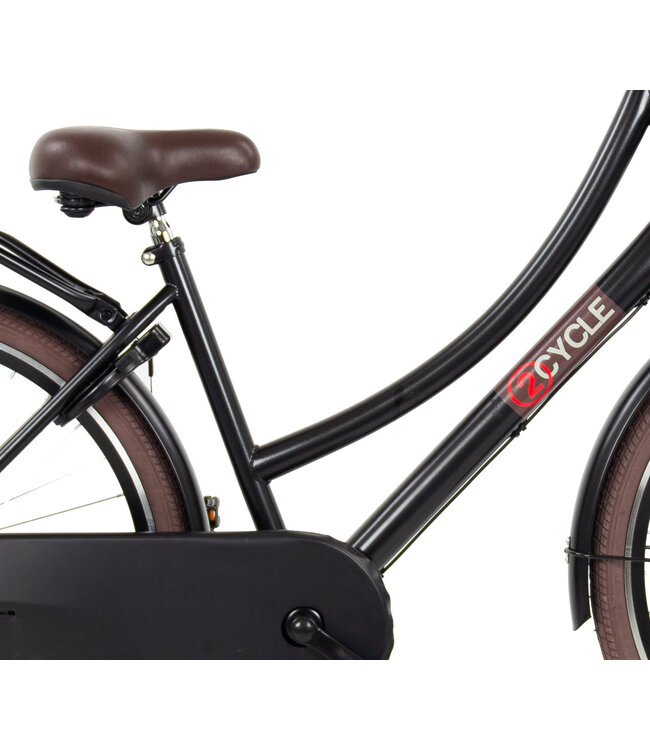 2Cycle Transportfiets 3-speed kinderfiets 26 inch (10 tot 12 jaar) voor Meisjes Zwart