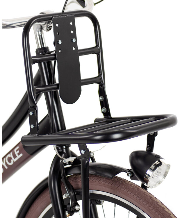 2Cycle Transportfiets kinderfiets 24 inch (8 tot 10 jaar) voor Meisjes Zwart