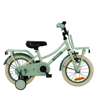 2Cycle 2Cycle Cupido kinderfiets 14 inch (3 tot 5 jaar) voor meisjes mintgroen