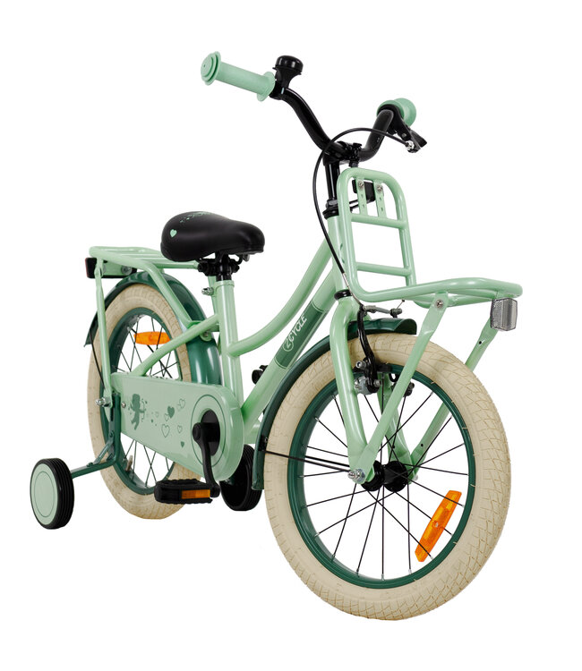 2Cycle Cupido 16 inch (4 tot 6 jaar) voor meisjes mintgroen