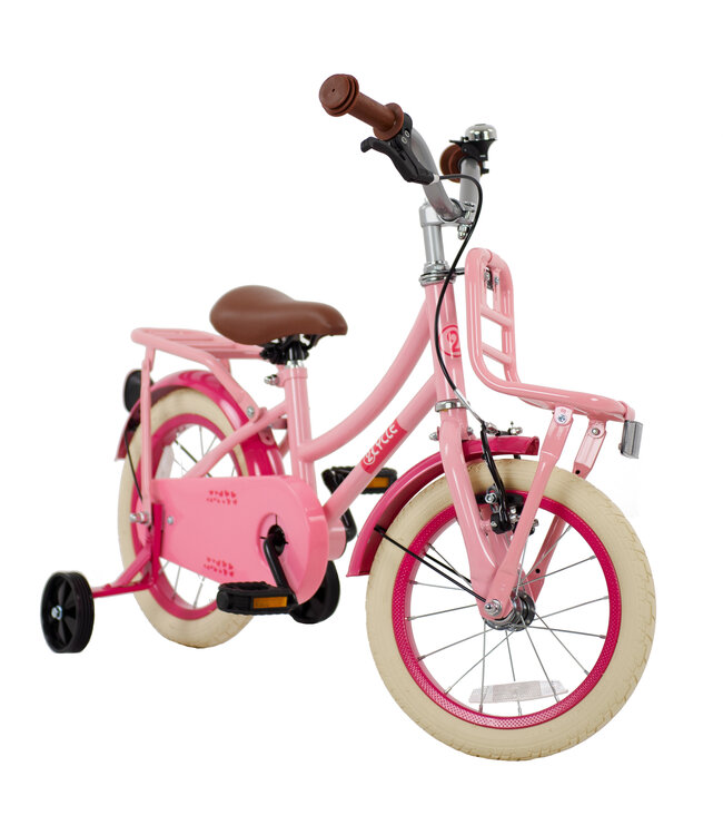 2Cycle Hearts 14 inch (3 tot 5 jaar) voor meisjes roze