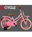 2Cycle Hearts 14 inch (3 tot 5 jaar) voor meisjes roze