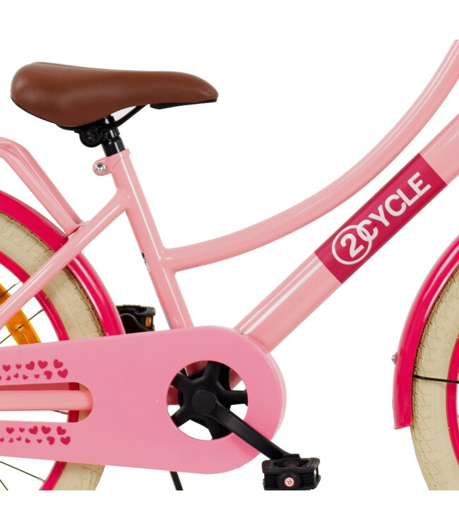 2Cycle Transportfiets 20 inch (6 tot 8 jaar) voor meisjes roze