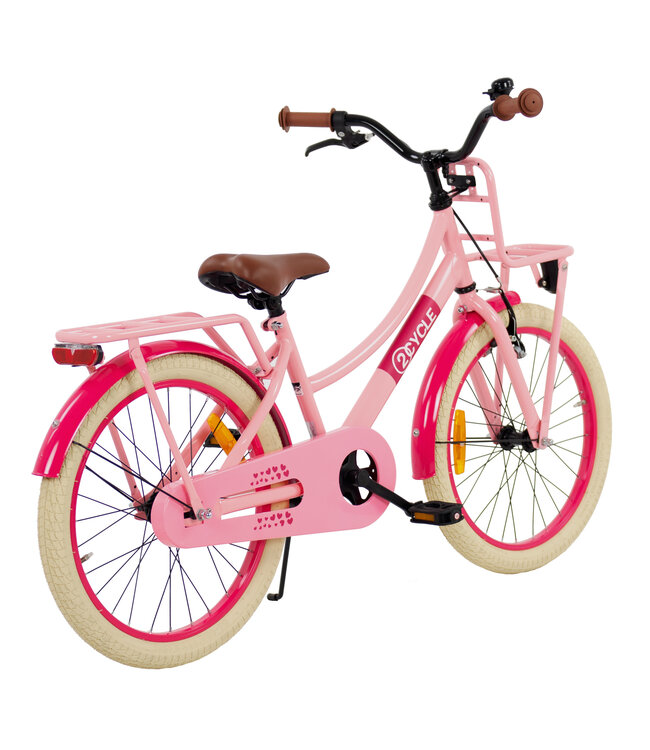2Cycle Transportfiets 20 inch (6 tot 8 jaar) voor meisjes roze