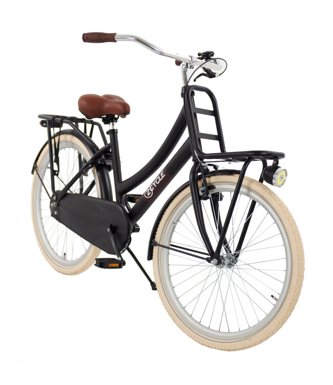 2Cycle Premium Transportfiets kinderfiets 24 inch (8 tot 10 jaar) voor Meisjes Zwart