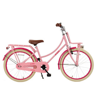 2Cycle 2Cycle Meisjes Transportfiets 22 inch (7-9 jaar) – Roze – Trendy Schoolfiets