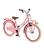2Cycle Meisjes Transportfiets 22 inch (7-9 jaar) – Roze – Trendy Schoolfiets