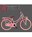 2Cycle Meisjes Transportfiets 22 inch (7-9 jaar) – Roze – Trendy Schoolfiets
