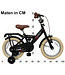 2Cycle First kinderfiets 14 inch (3 tot 5 jaar) voor jongens zwart- zonder zijwielen