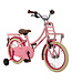 2Cycle Transportfiets 16 inch (4-6 jaar) Meisjesfiets Roze – Met Zijwieltjes en Voordrager