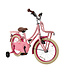 2Cycle Transportfiets 16 inch (4-6 jaar) Meisjesfiets Roze – Met Zijwieltjes en Voordrager