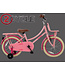 2Cycle Transportfiets 16 inch (4-6 jaar) Meisjesfiets Roze – Met Zijwieltjes en Voordrager