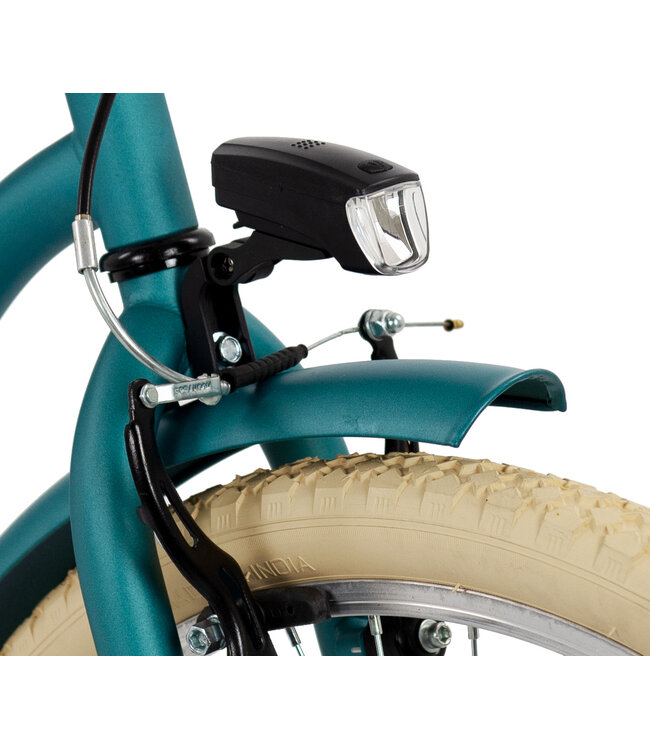 2Cycle Cruiser kinderfiets 24 inch (8 tot 10 jaar) voor meisjes groen-blauw - 2e