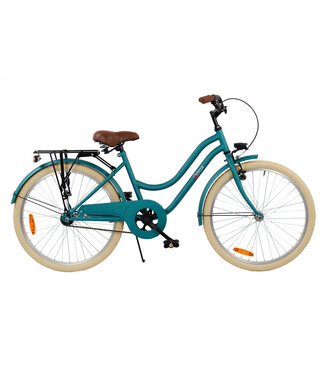 2Cycle 2Cycle Cruiser kinderfiets 24 inch (8 tot 10 jaar) voor meisjes groen-blauw - Copy