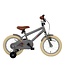 2Cycle BMX kinderfiets 14 inch (3 tot 5 jaar) voor jongens mat-grijs