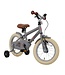 2Cycle BMX kinderfiets 14 inch (3 tot 5 jaar) voor jongens mat-grijs