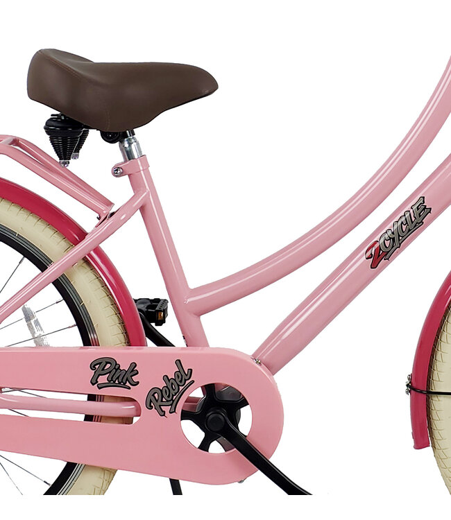 2Cycle Transportfiets kinderfiets 24 inch (8 tot 10 jaar) voor Meisjes Roze