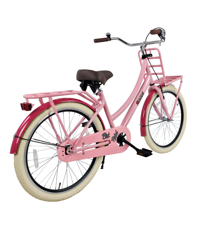 2Cycle Transportfiets kinderfiets 24 inch (8 tot 10 jaar) voor Meisjes Roze