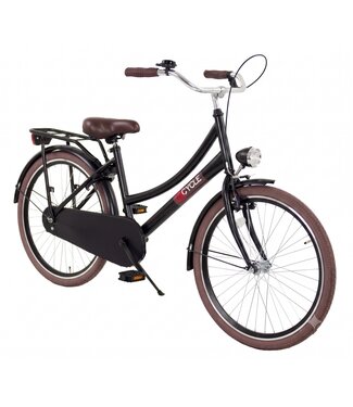 2Cycle 2Cycle Transportfiets kinderfiets 26 inch (10 tot 12 jaar) voor Meisjes Zwart