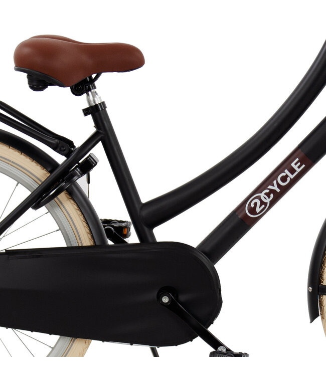 2Cycle Premium Transportfiets 3-Speed kinderfiets 24 inch (8 tot 10 jaar) voor Meisjes Zwart