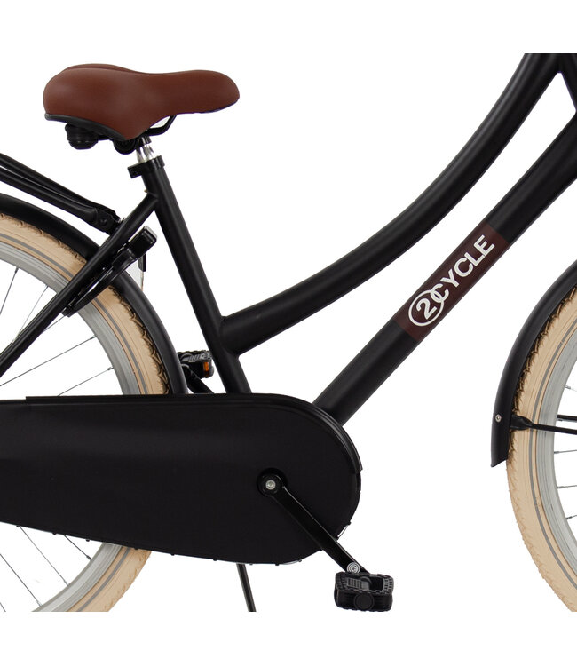 2Cycle Premium Transportfiets 3-Speed kinderfiets 26 inch (10 tot 12 jaar) voor Meisjes Zwart