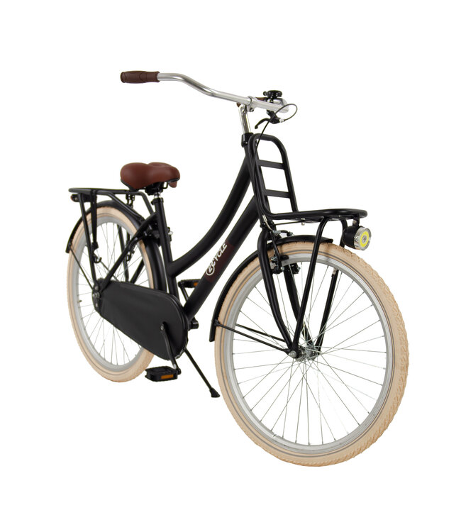 2Cycle Premium Transportfiets 3-Speed kinderfiets 26 inch (10 tot 12 jaar) voor Meisjes Zwart