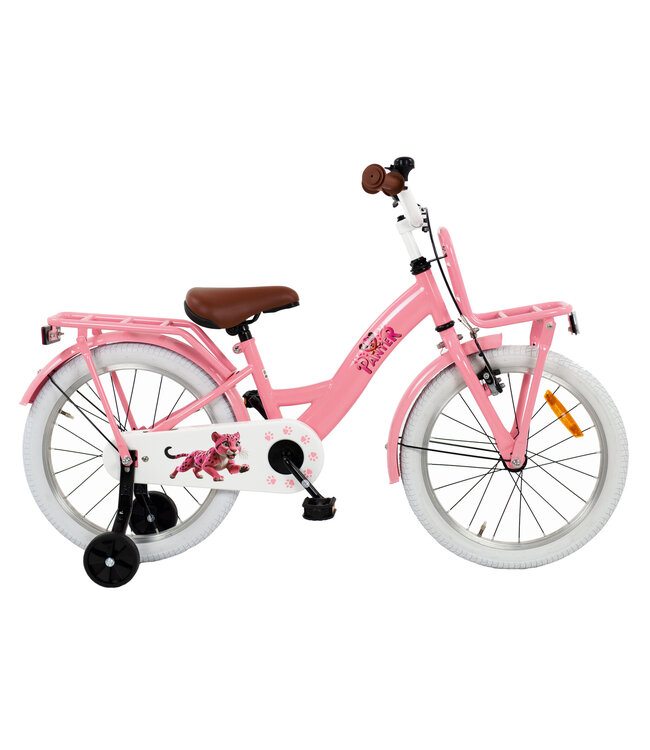 2Cycle Roze Panter - 18 inch (5 tot 7 jaar) - Kinderfiets - Roze - 2e
