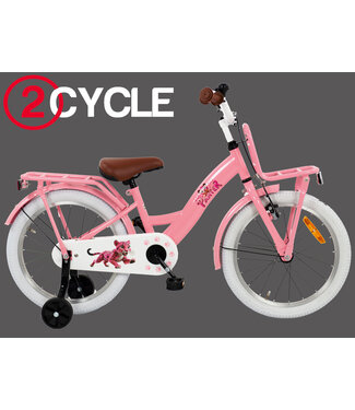 2Cycle 2Cycle Roze Panter - 18 inch (5 tot 7 jaar) - Kinderfiets - Roze - 2e