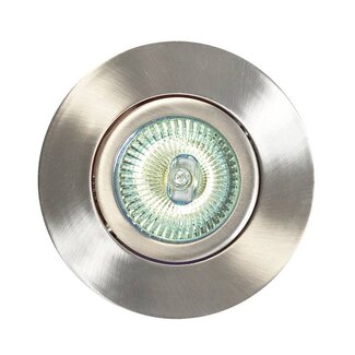 inbouwspot rond kantelbaar staal