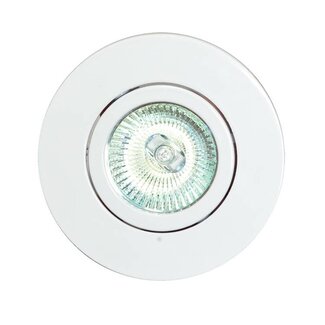 inbouwspot rond kantelbaar wit