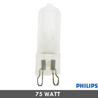 Philips G9 steeklampje 230 Volt 75 Watt mat