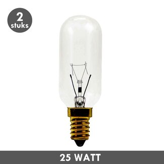Buislamp voor afzuigkap 25 Watt helder E14 2x
