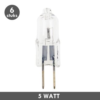 G4 steeklampje 12 Volt 5 Watt