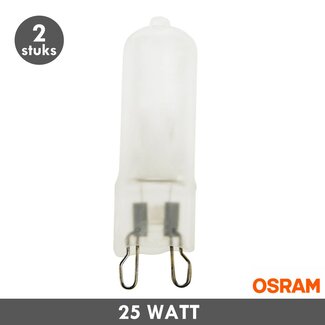 Osram G9 66825 AM steeklampje 230 Volt 25 Watt mat 2x