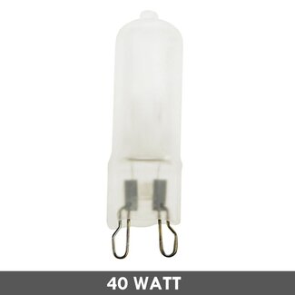 G9 steeklampje 230 Volt 40 Watt mat