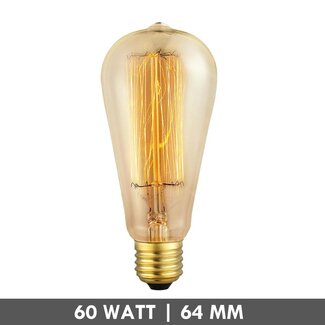 Kooldraadlamp Rustika 60 Watt helder E27