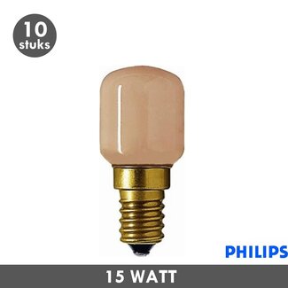 Philips Buislamp schakelbord 15 Watt flame E14 10x