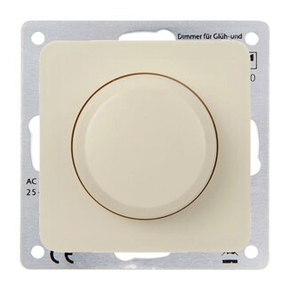 Gloeilamp en halogeendimmer 25-200 Watt geschikt voor Berker M2