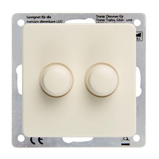 LED duo dimmer 2x 5-75 Watt geschikt voor Peha