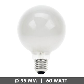 Globelamp 60 Watt mat 95mm E27