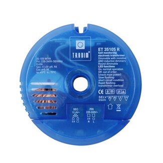 Kaoyi KTB-105 halogeentransformator rond 35-105 Watt