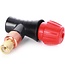 Makes Easy Co2 Cykelpumpe | Co2-adapter | Co2 pumpehoved justerbar | Mini-cykelpumpe - til 16gr / 32gr co2 patroner