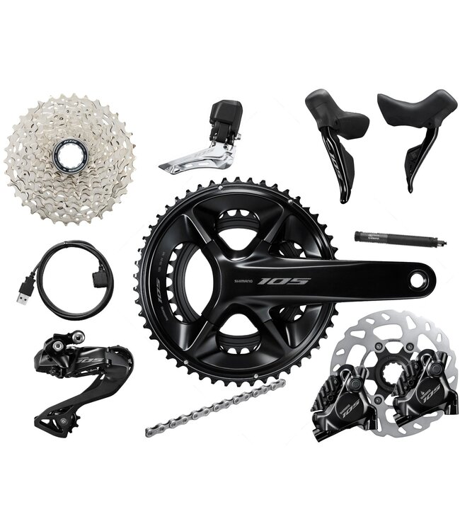 Shimano 105 R7170 Di2 Disc 12 speed Geargruppe