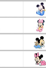 Disney Geboorte bedankje van Disney Minnie Mouse in roze tule