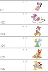 Disney Mooie bedankje met baby kleine zeemeermin erop